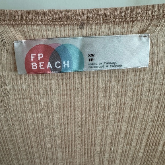 Free People fp beach Seashore Ruffle Bell Sleeve Mini Dress - Picture 6 of 6